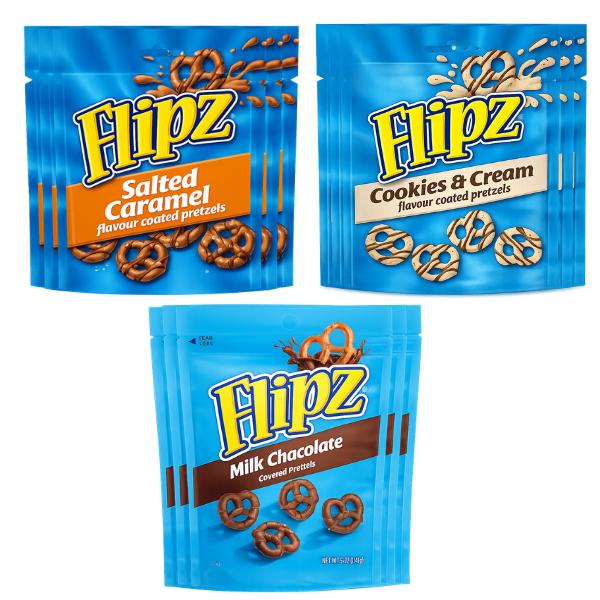 Flipz Salted Caramel + Cookies & Creme Snack für Genussmomente