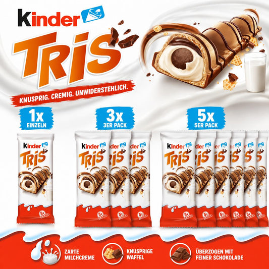 Kinder TRIS 100g | 5 Riegel