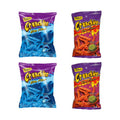 Takims Crunchies Blue Flame & Red Flame - Knabberzeug aus Mais mit blauem Geschmack für leckere Snacks