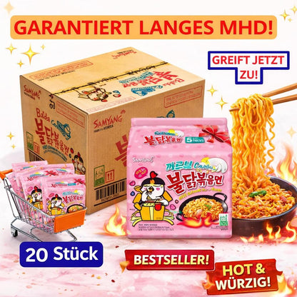 Samyang Buldak Hot Chicken Ramen – 20er MEGA Bundle 20x140g
