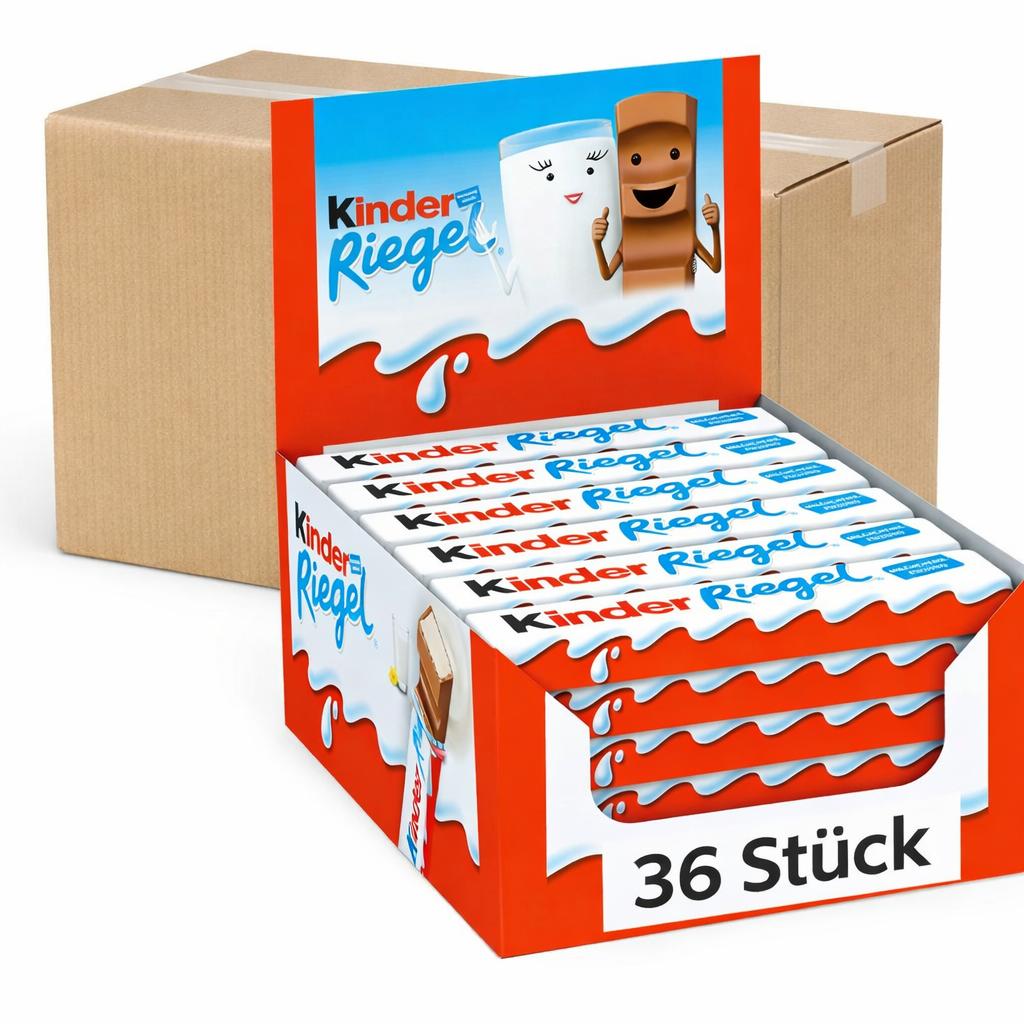 Kinder Schokoladenriegel 36er & 24er Karton | 36 x 21 g & 24x42g