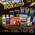 WM Watchparty Box Gold & Silber - für die perfekte WM-Party - Limitierte Auflage - Premium Auswahl - Fanta, Red Bull, Kinder Creamy, Doritos, Takis