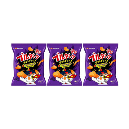 3er Pack - Samyang - Buldak Chips 55g | 3 x 55g