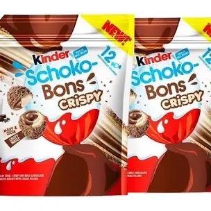10x Kinder Schoko-Bons Crispy 67,2g Bundle Import