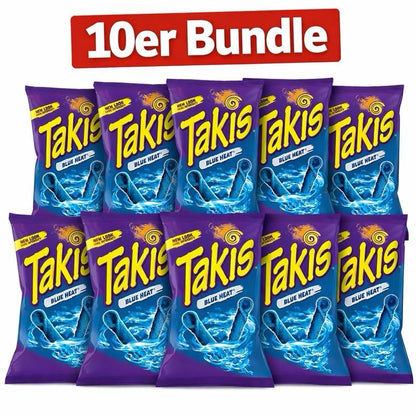 Takis  100g – Verschiedene Sorten | Blue Heat, Fuego & Mehr