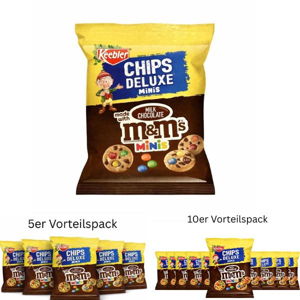 Keebler M&M Cookies Bite Deluxe minis | 1x45g & 5x45g