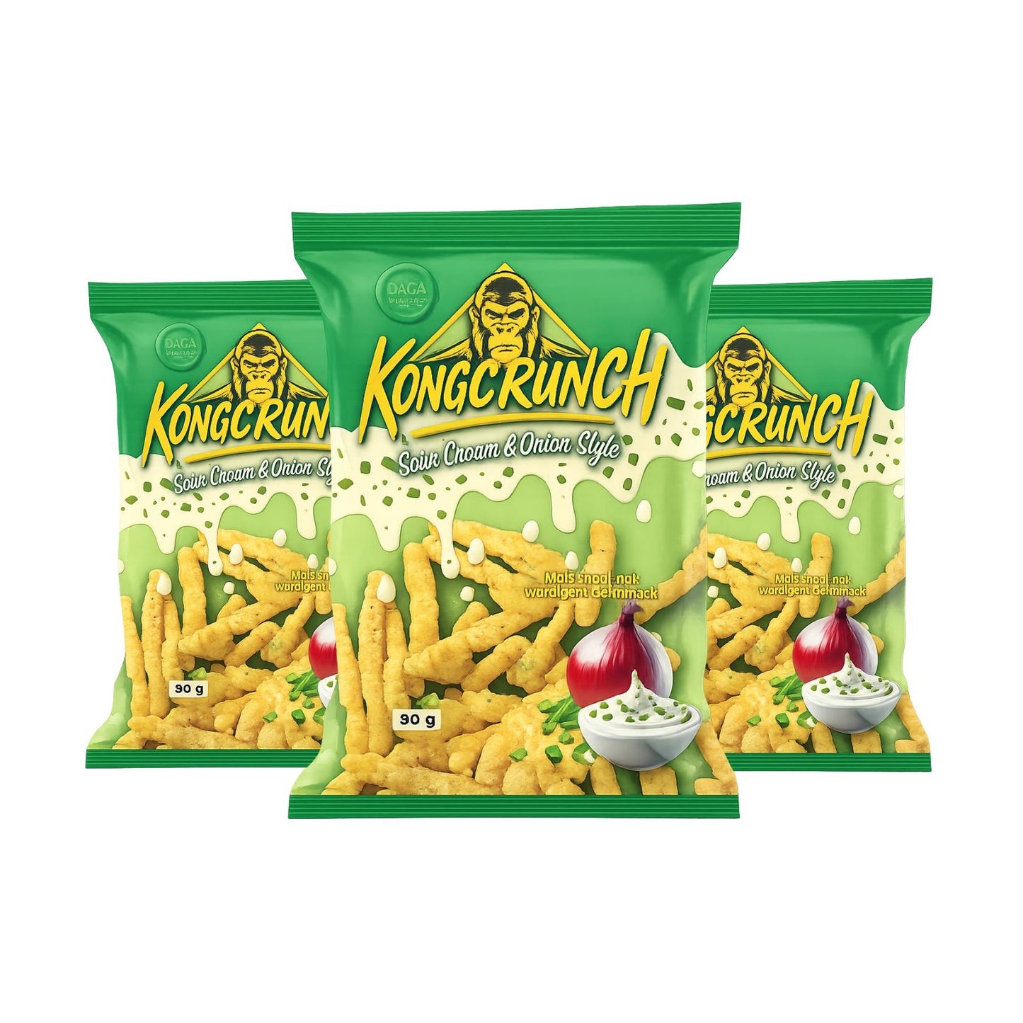 Takims KongCrunch – verschiedene Sorten | 3er Packs 3x90g