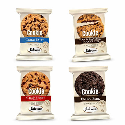Falcone American Cookies 50g – Italienische Soft Cookies mit Schokolade & Creme