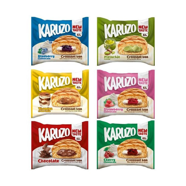 Karuzo Croissant Bundle 5x82g – Gefüllte Croissants