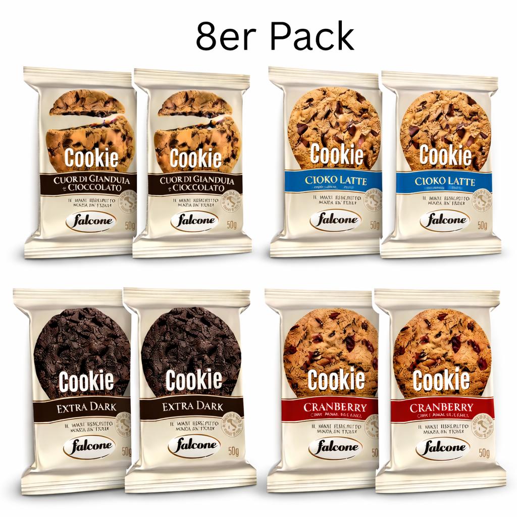 Falcone American Cookies 50g – Italienische Soft Cookies mit Schokolade & Creme