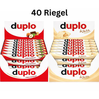 Duplo Schokoladenriegel Classic & White 40er Karton | 40 x 18,2 g