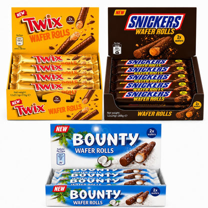 Milkyway | Bounty | Snickers | Twix | Wafer/Crispy Rolls 24g
