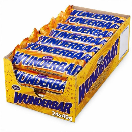 Cadbury WUNDERBAR Peanut-Butter 24er Karton | 24 x 49g