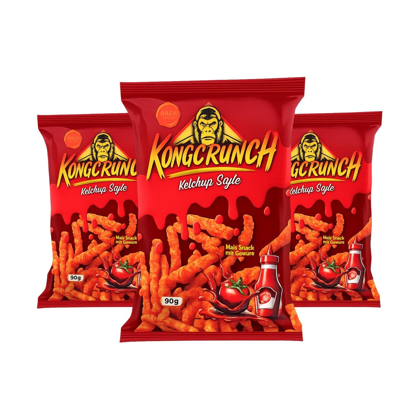 Takims KongCrunch – verschiedene Sorten | 3er Packs 3x90g