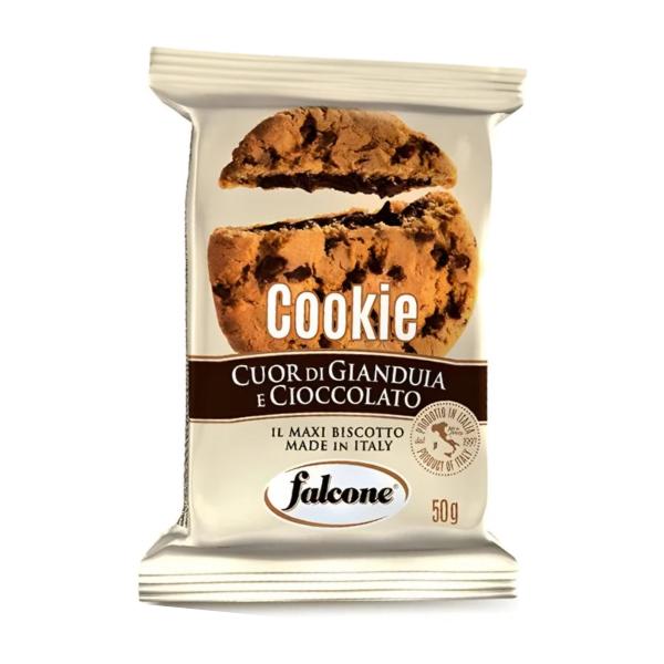 Falcone American Cookies 50g – Italienische Soft Cookies mit Schokolade & Creme
