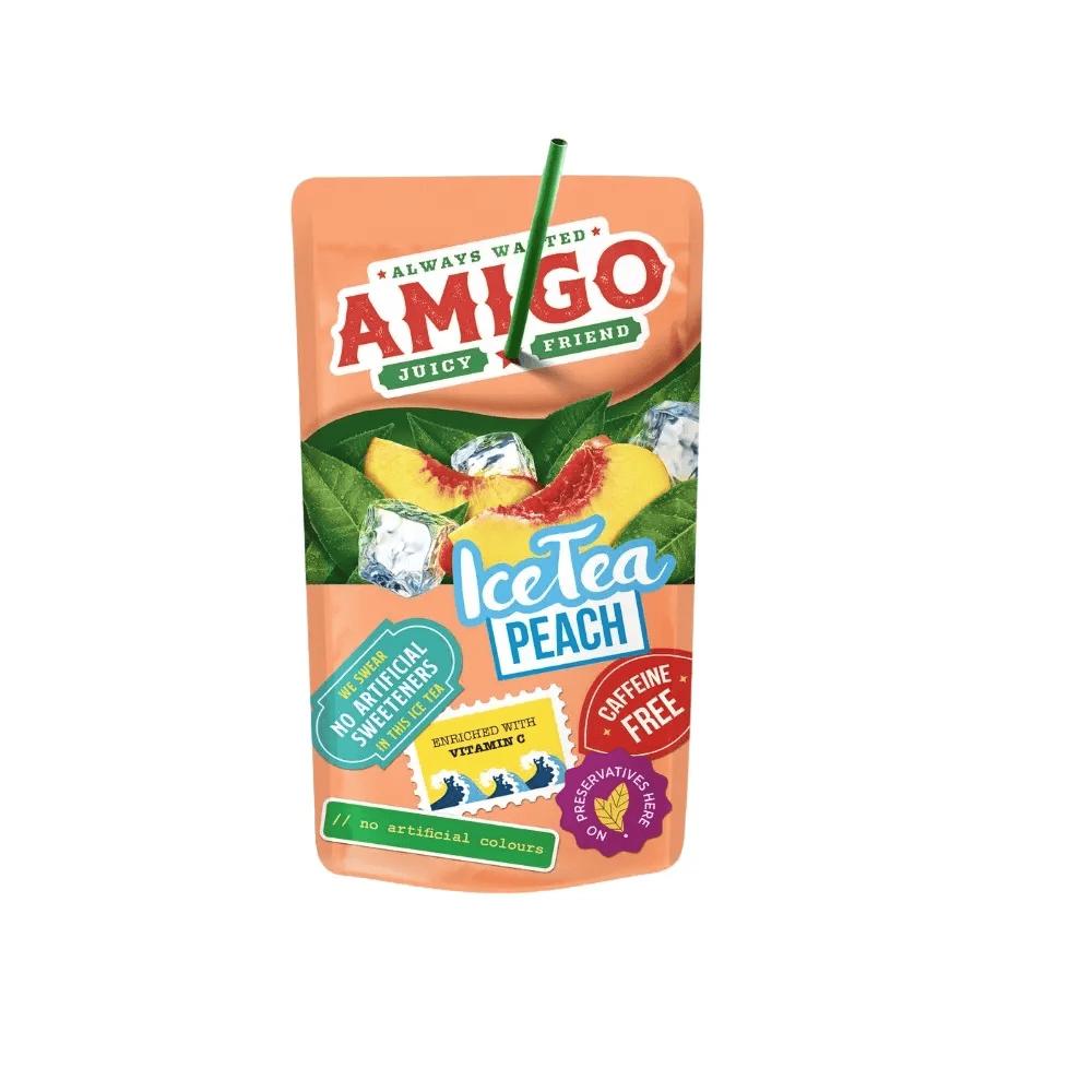 Amigo Fruchtgetränke 200 ml – Verschiedene Sorten | Mit Strohhalm | Fruchtiger Drink für unterwegs