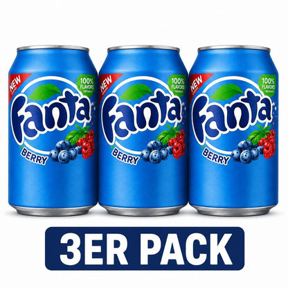 Fanta Berry – Amerikanische Beeren-Limonade (355 ml Dose)