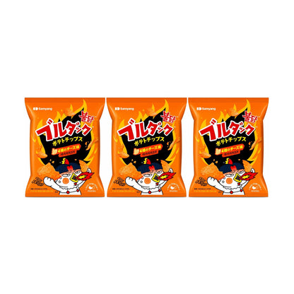 3er Pack - Samyang - Buldak Chips 55g | 3 x 55g