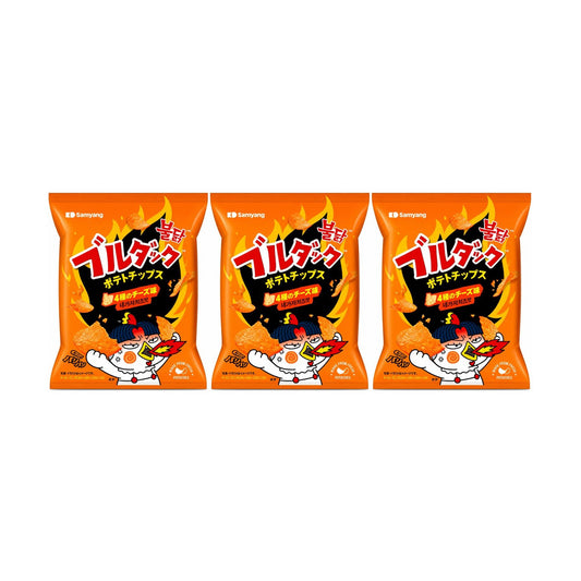 3er Pack - Samyang - Buldak Chips 55g | 3 x 55g