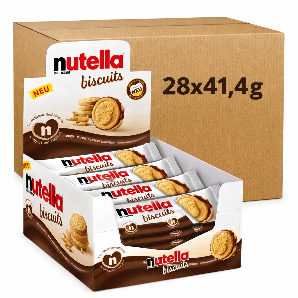 Nutella Biscuits 28er Karton | 28 à 41,4 g