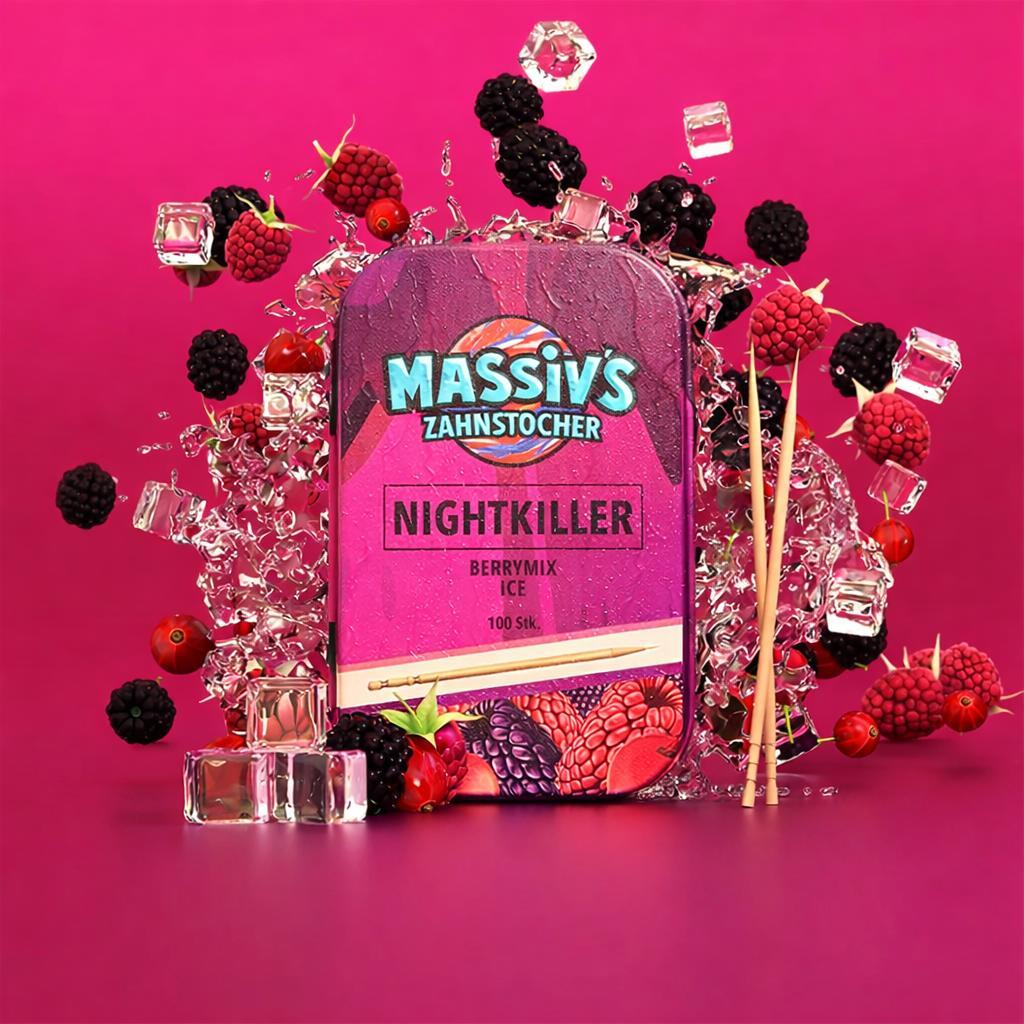 Massiv’s Zahnstocher (Aromatisiert) Metalldose