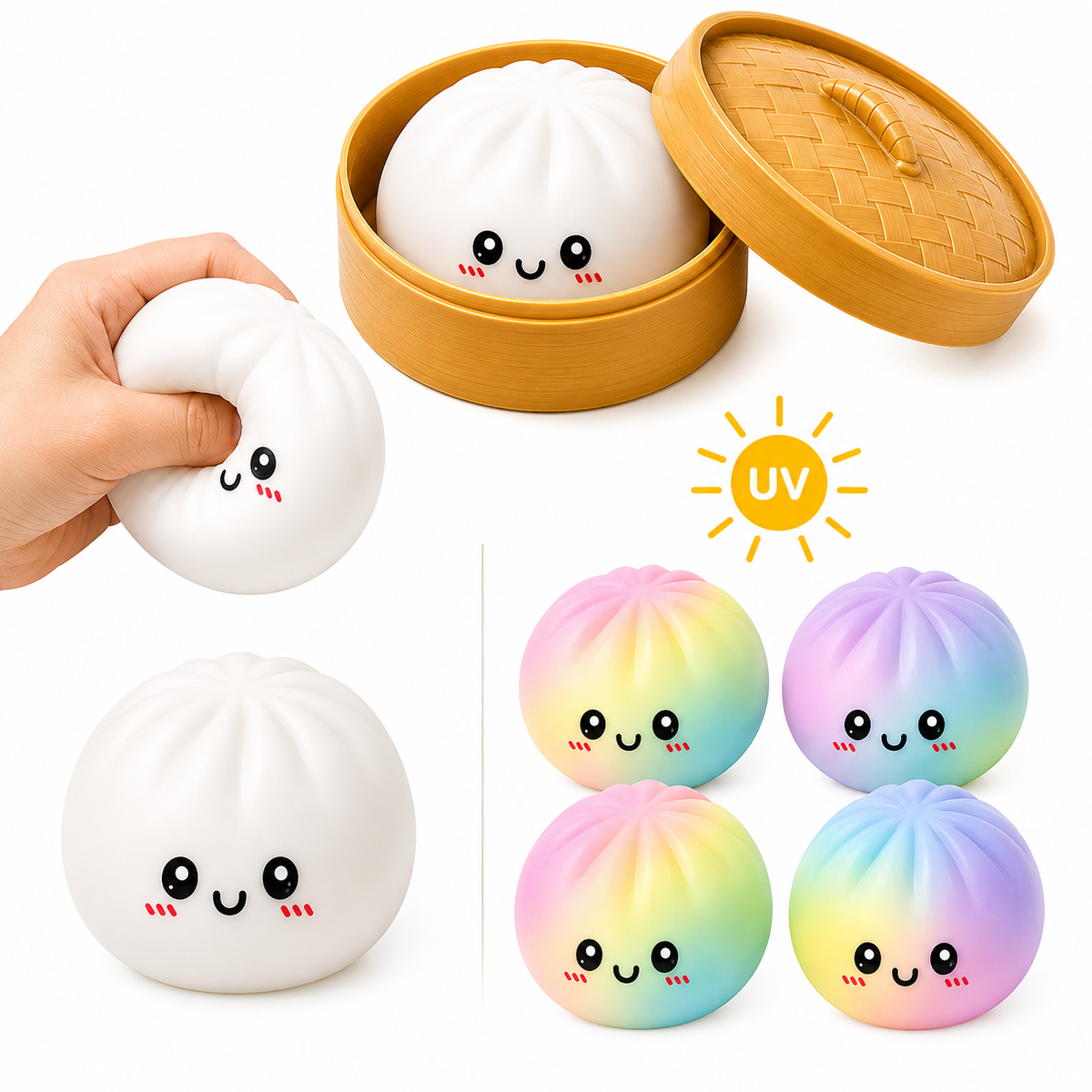 Mystery Dumpling UV-Farbwechsel 8,5cm