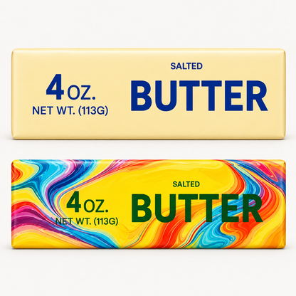 Squishy Butter – Weiche Knetbutter zum Drücken, Kneten & Entspannen - Classic und Bunt