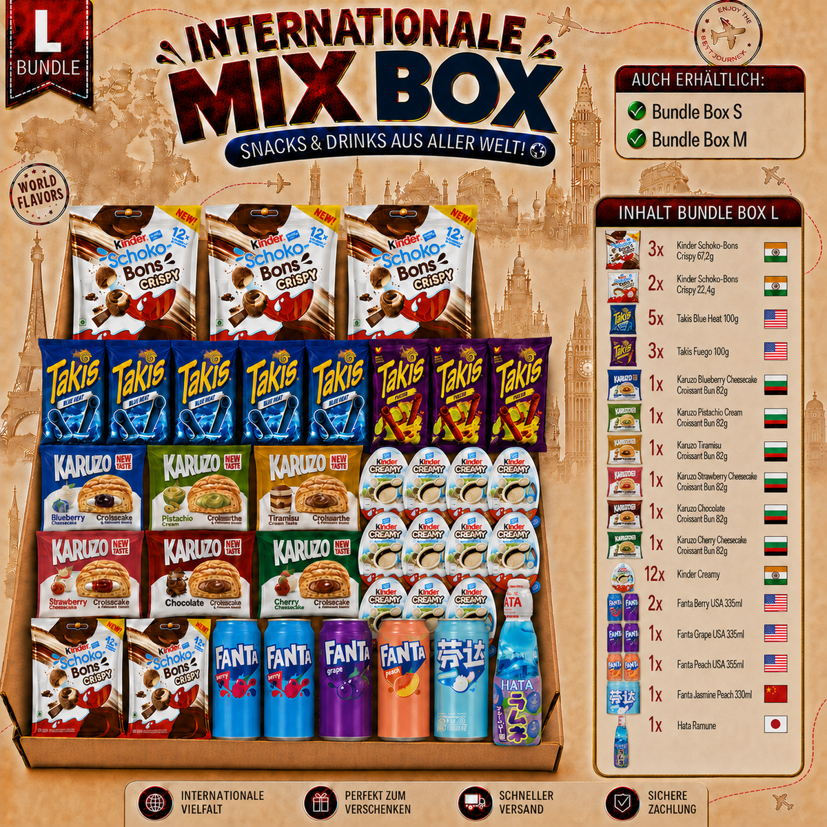 Internationale Mix Box L|M|S