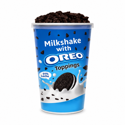 Oreo Milshake mit Toppings 200ml