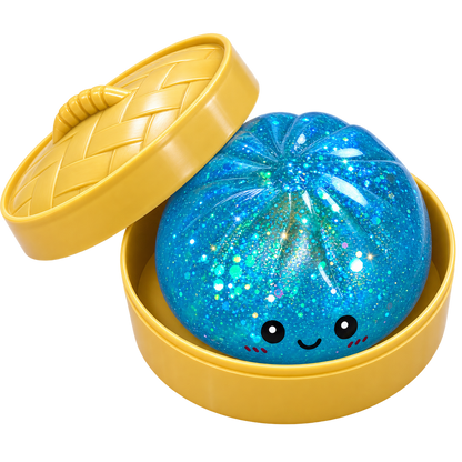 Squishy Dumpling Mistery Glitzer LED 8,5cm