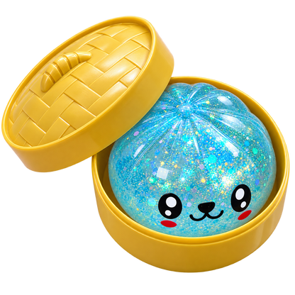 Squishy Dumpling Mistery Glitzer LED 8,5cm