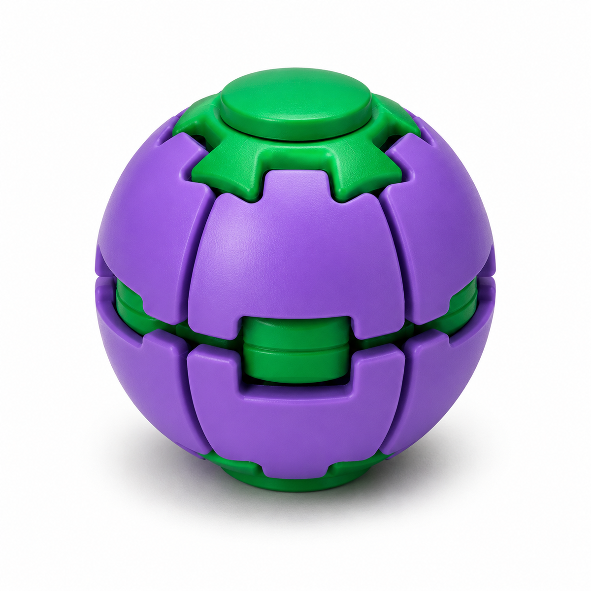 Fidget Spinner Ball 3D – Verformbarer Transforming Ball zum Drücken & Drehen – Anti Stress Spielzeug