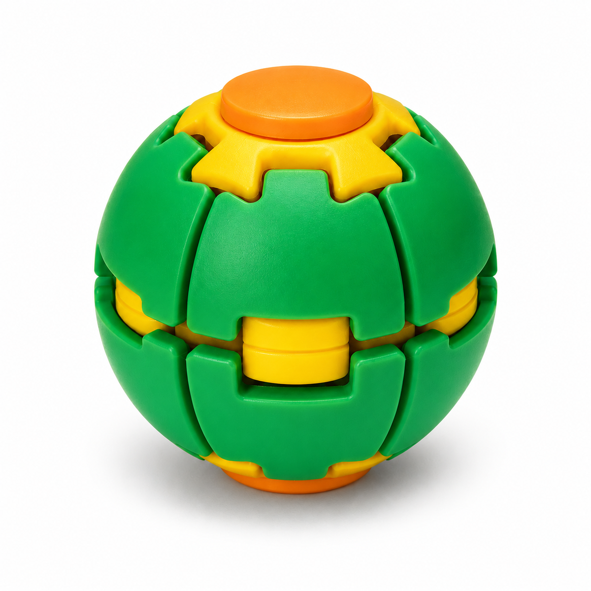 Fidget Spinner Ball 3D – Verformbarer Transforming Ball zum Drücken & Drehen – Anti Stress Spielzeug