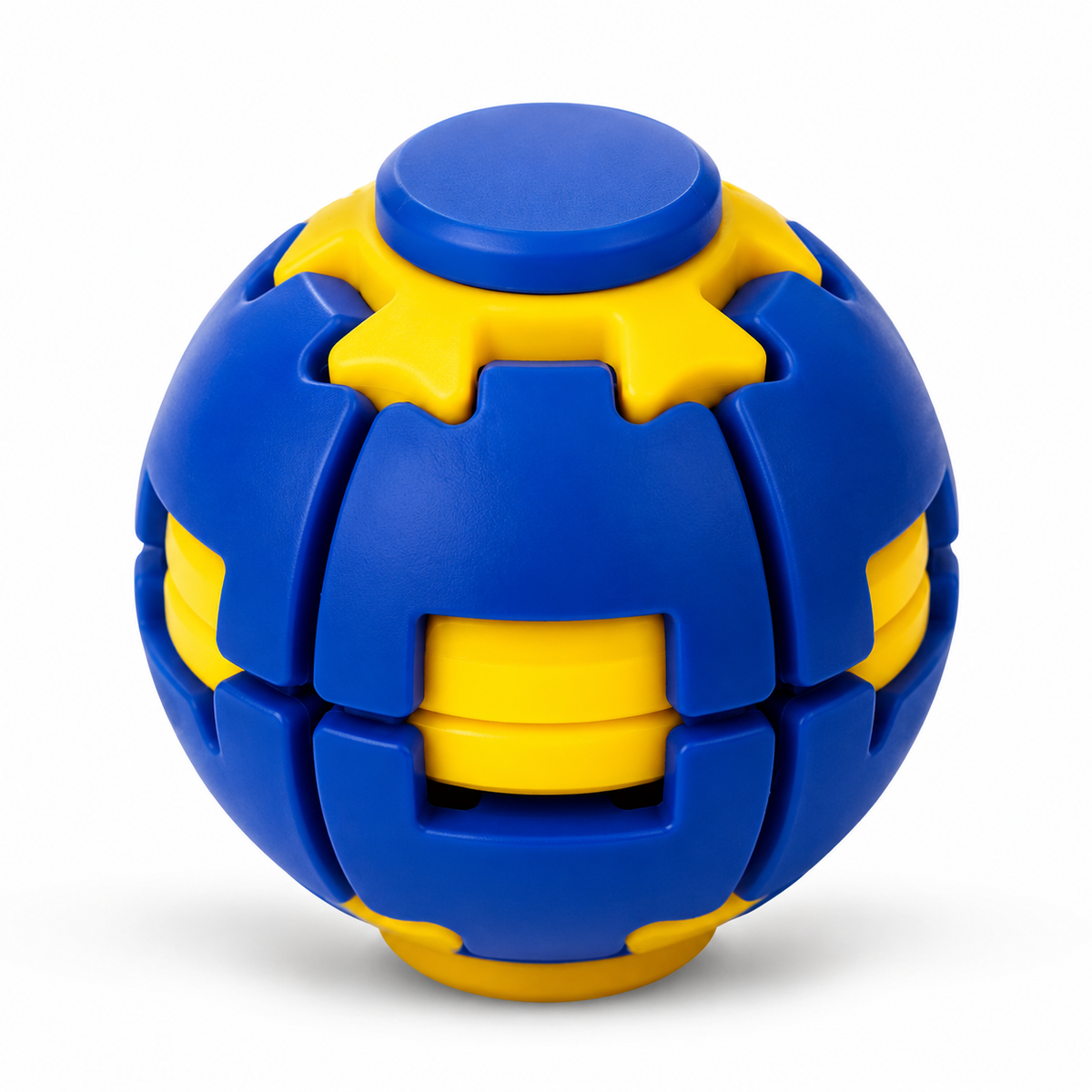 Fidget Spinner Ball 3D – Verformbarer Transforming Ball zum Drücken & Drehen – Anti Stress Spielzeug