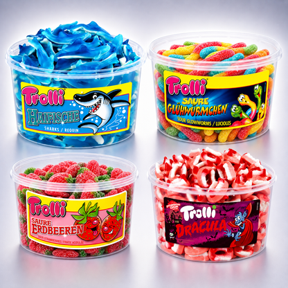 Trolli Fruchtgummi XXL 1000g–1200g – Saure & Süße Klassiker
