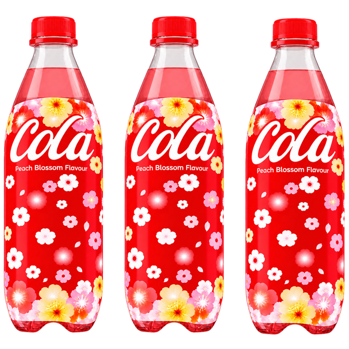Cola China verschiedene Sorten 400ml - Blueberry, Pear Blossom, Peach Blossom, Sakura Flavour