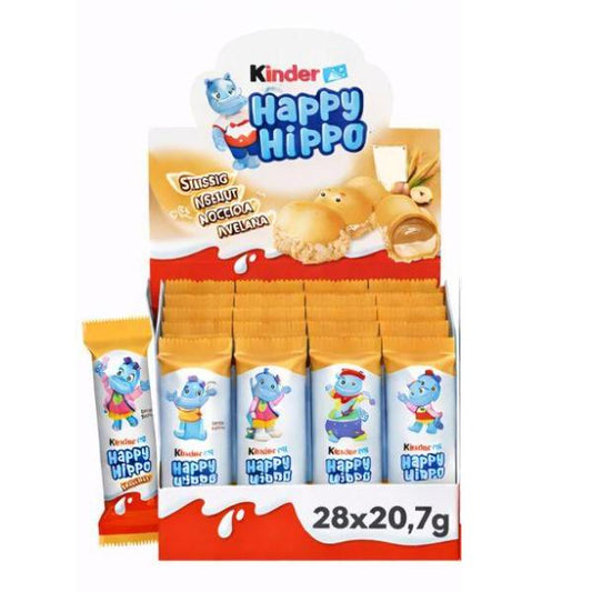 Happy Hippo Cacao , Haselnuss – 28er Karton | 28 x 20,7 g