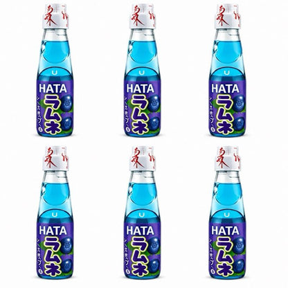 Hata Ramune Blueberry – Japanisches Erfrischungsgetränk mit Kohlensäure