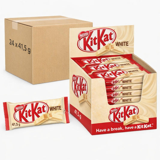 Nestle Kitkat Riegel 24er Karton | 24 x 41,5g/40g / KitKat Chunky Peanut-Butter | 24 x 42g