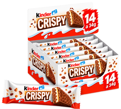 Kinder Crispy 14er Pack | 14 Riegel a 34g