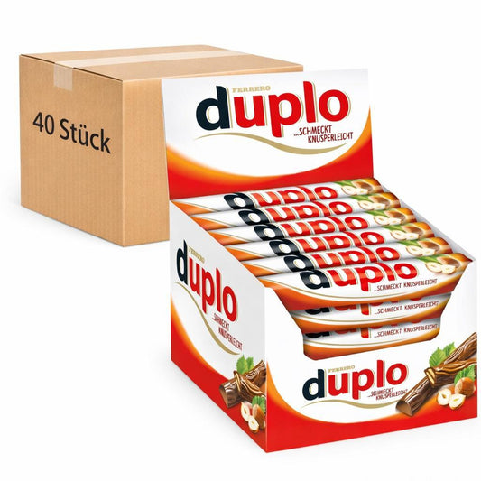 Duplo Schokoladenriegel Classic & White 40er Karton | 40 x 18,2 g