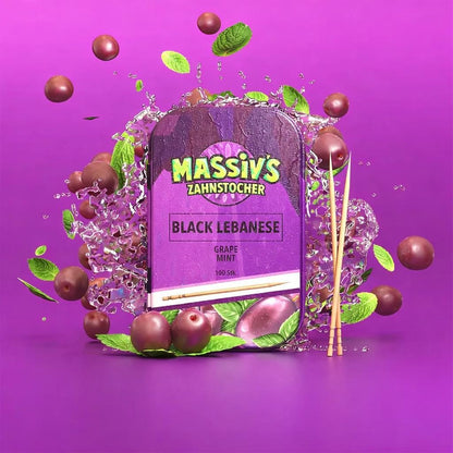 Massiv’s Zahnstocher (Aromatisiert) Metalldose