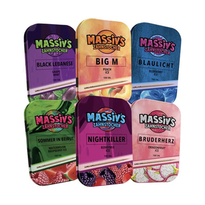 Massiv’s Zahnstocher (Aromatisiert) Metalldose