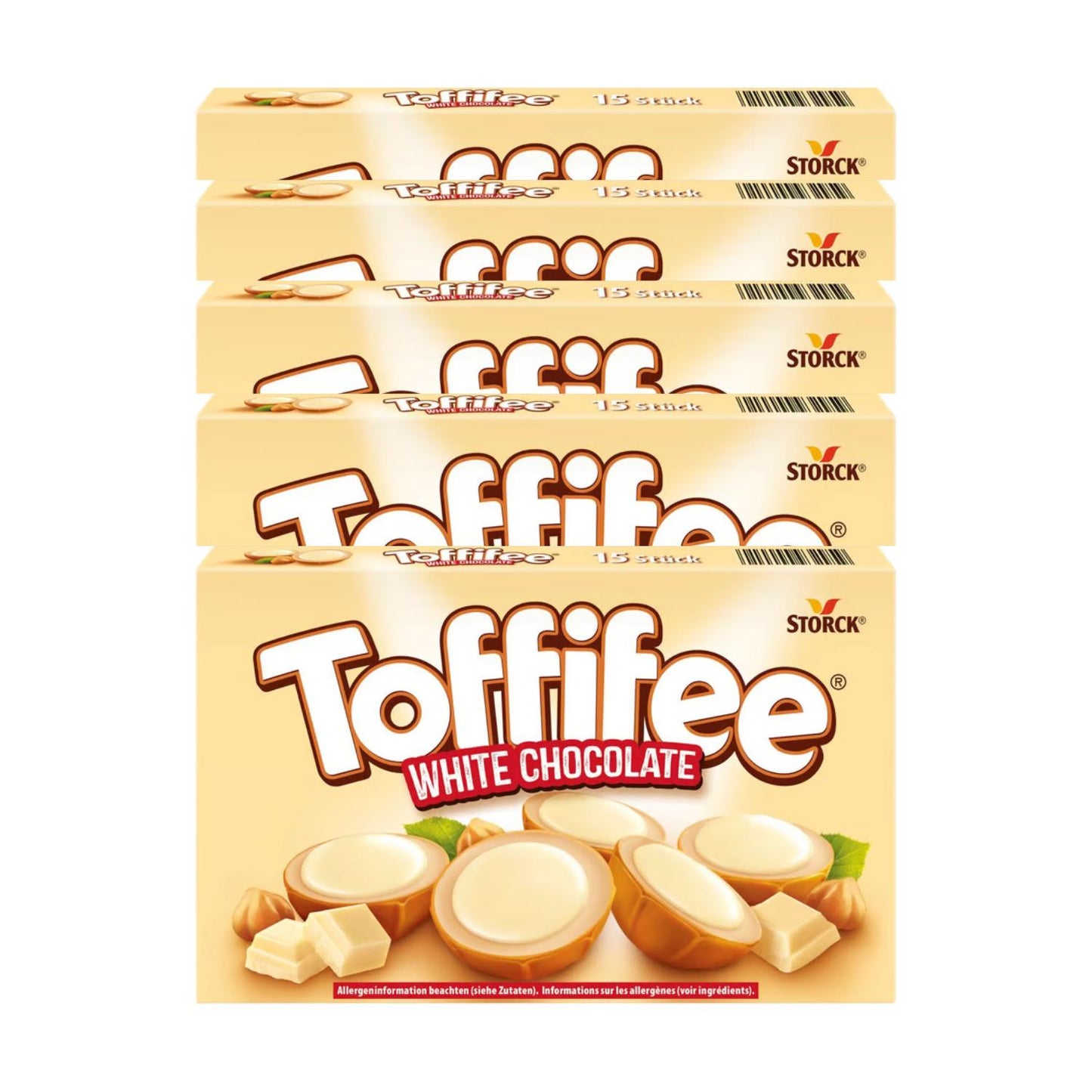 Toffifee Pralinen Einzeln, 15er, 10er, 5er Pack | 1 x 125g