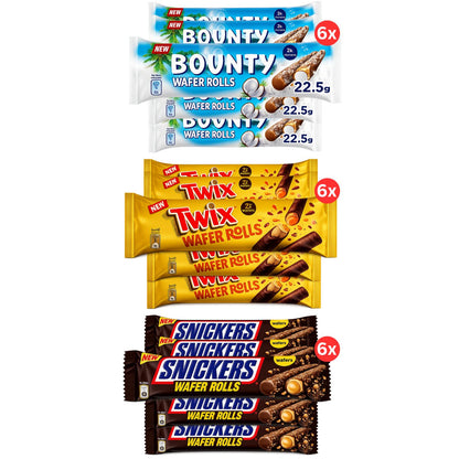 Milkyway | Bounty | Snickers | Twix | Wafer/Crispy Rolls 24g