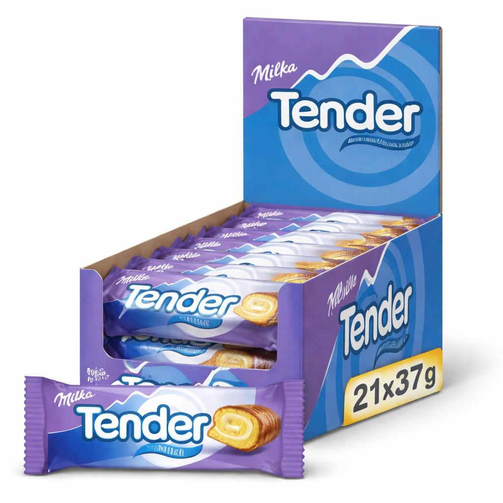 Milka Tender Milch 21er Karton | 21 x 37g