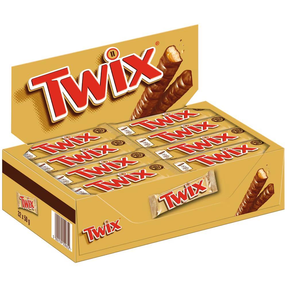 Mars Display Box Sortiment – Vorratsboxen (Twix, Snickers, Mars, Bounty, M&M's, MilkiWay & Maltesers)