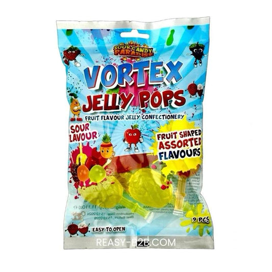 Vortex Jelly Pops Sour 315g – Viral TikTok Jelly Candy Blau
